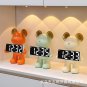 Light Luxury Creative Violent Bear Clock Ornament Entrance Living Room Decoration