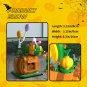 BuildMoc Halloween Pumpkin Cabin Building Blocks Set Decoration Little Devil With Light Bricks