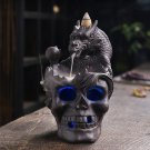 Halloween Decors Backflow Incense Holder Burner Handmade Dragon Skull Ceramic Incense Holder Halloween Decors Backflow Incense Holder Burner Handmade Dragon Skull Ceramic Incense Holder
