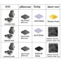 Memory Foam Office Chair Cushion Car Seat Support Waist Pillow Massage Lumbar Orthopedic Pillow