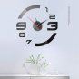Function Acrylic Mini 3D Wall Clock Modern DIY Wall Clock Decorative Mirror Surface Sticker Home