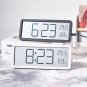 Living Room Hanging Temperature Humidity Clock Minimalism LED Digital Clock 12/24 System