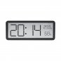 Living Room Hanging Temperature Humidity Clock Minimalism LED Digital Clock 12/24 System