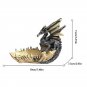 Modern Minimalist Resin Dragon Tooth Boat, Statue Decoration
