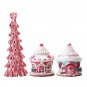 Christmas Lighted Gingerbread House Soft Clay Ornaments Christmas Decorations Cute Candy