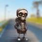 Resin Cool Skeleton Figures Halloween Skeleton Figurine Skull Horrible Ornaments Car Instrument