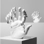 White Artistic Hand Art Body Statue Abstract Sculptures Modern Simplicity Home Decorations