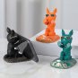 Puppy Desktop Phone Holder Creative Cradle Figurine Ornaments Decoration Statue Mobile