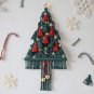 Macrame Christmas Tree Boho Decoration Wall Hanging Tapestry Tassels Bells Bohemian