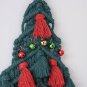 Macrame Christmas Tree Boho Decoration Wall Hanging Tapestry Tassels Bells Bohemian