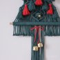 Macrame Christmas Tree Boho Decoration Wall Hanging Tapestry Tassels Bells Bohemian