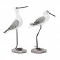 Seagull Bird Statue Figurine Nautical Ornament Sculpture Wooden Decor Beach Coastal Sea