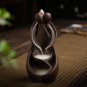 Y Love Each Other Backflow Incense Burner Purple Sand Incense Waterfall Cone Censers Ceramic