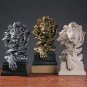 Lion Head Figurine Ornaments Art Crafts Nordic Style Sculpture Home Decor Accents Easy To Clean