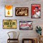 Funny Toilet Bathroom Decor Skeleton Skull Reading Newspapers Sign Retro Metal Tin Sign Vintage Bar