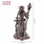 Greek Goddess White Sorceress Witchcraft Hecate Figurine Hekate Necromancy Deity Magic