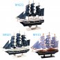 New Pirate Ship Model Wooden Sailing Ship Mediterranean Style Home Decoration Handmade