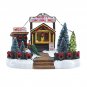 Christmas Snow House Store Figurine Luminous Village Ornaments