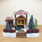 Christmas Snow House Store Figurine Luminous Village Ornaments
