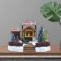 Christmas Snow House Store Figurine Luminous Village Ornaments