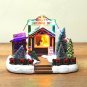Christmas Snow House Store Figurine Luminous Village Ornaments
