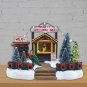 Christmas Snow House Store Figurine Luminous Village Ornaments