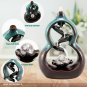 Backflow Incense Burner, Waterfall Incense Burner, Ceramic Incense Holder Aromatherapy Home Decor