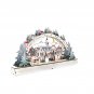 Light Christmas Village House 8 LED Decor Christmas Forest Scene Wooden Christmas Holiday Displays
