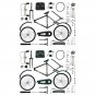 Mini Alloy Bicycle Model DIY Metal Bike Sliding Assembled Version Simulation Collection Gifts