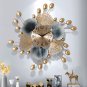 Bedroom Wall Clock Home Decor Living Room Creative Golden Nordic Stylish Wall Clock