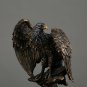 NORTHEUINS Retro Resin Eagle Statue Art Collection Item Animal Figurines Home Living Room