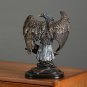 NORTHEUINS Retro Resin Eagle Statue Art Collection Item Animal Figurines Home Living Room