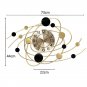 Fashion Light Luxury Watch Living Room Large Wall Clock Home Decoration Watch Hotel Lobby Wall Clock