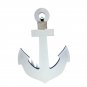 Blue Wooden Boat Anchor Decorations Artwork Mediterranean Style Marine Wooden Crafts Decorations