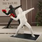 Resin Banksy Sculptures Flower Thrower Boy Man Statue Collectible Decoration Home Decorative