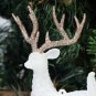 Plastic Crystal Flash Deer Christmas Forest Elk Dessert Table Decor Christmas tree Ornaments