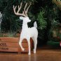 Plastic Crystal Flash Deer Christmas Forest Elk Dessert Table Decor Christmas tree Ornaments