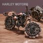 A1 Retro creative metal crafts wrought iron Harley motorcycle ornaments home porch office table