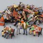 50Pcs Model Train O Scale Bench Chair Seated Standing People Figures Street Park Layout Plastic