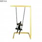 Metal Swing Character Abstract Crafts Statue Golden Swing Figures Metal Sculpture Desk Decoration