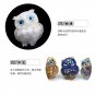 1PCS Natural Crystal Stone Gravel Owl Animal Crafts Hand Made Small Figurines DIY Resin Table
