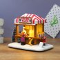 LED Lighted Christmas Village Houses Multicolored Christmas Vacation Village With Music Christmas