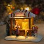 LED Lighted Christmas Village Houses Multicolored Christmas Vacation Village With Music Christmas