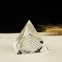 Energy Healing Hollow Crystal Glass Egypt Pyramid Fengshui Figurines Chakra Healing Miniature