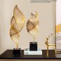 Home Decor Luxury Living Room Decoration Abstract Art Ornament Crafts Metal Nordic