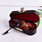 Personalized Brand New Mini Violin With Support Miniature Wooden Musical Instruments Collection
