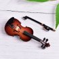 Personalized Brand New Mini Violin With Support Miniature Wooden Musical Instruments Collection