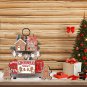 Wood Sign Christmas Decorations Decorative 12pcs Tabletop Ornaments Creative Wooden Farm