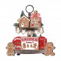 Wood Sign Christmas Decorations Decorative 12pcs Tabletop Ornaments Creative Wooden Farm