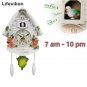 Cuckoo Clock Wall Clock Bird House Day Time Hourly Alarm Clocks Nordic Pendulum Wall Watch